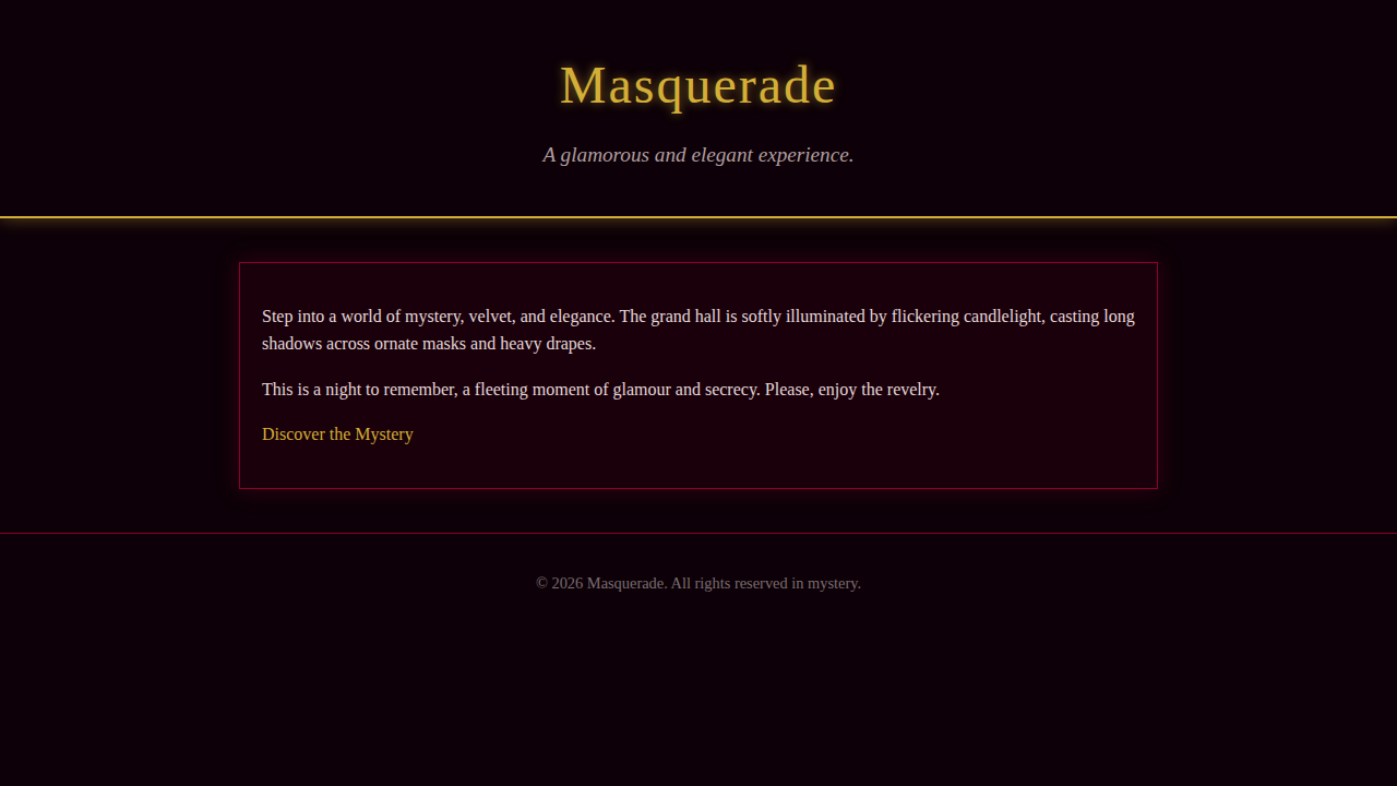 masquerade