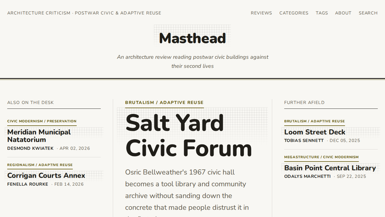 masthead