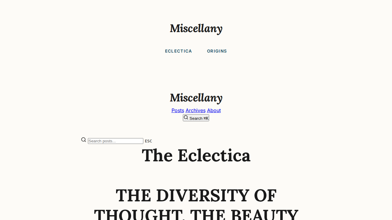 miscellany