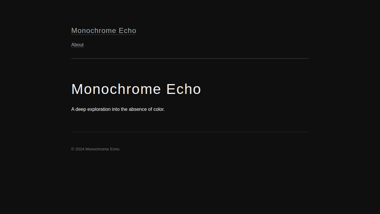 monochrome-echo