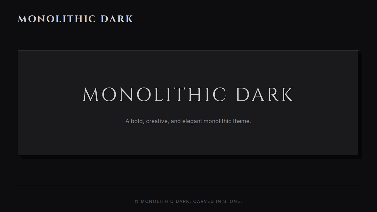 monolithic-dark