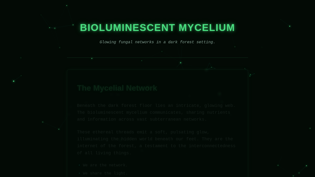 mycelium