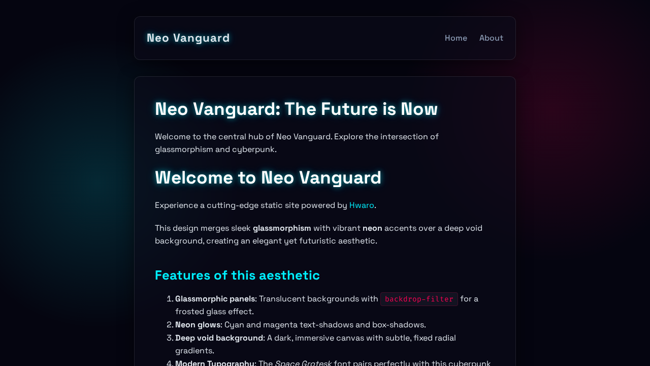 neo-vanguard