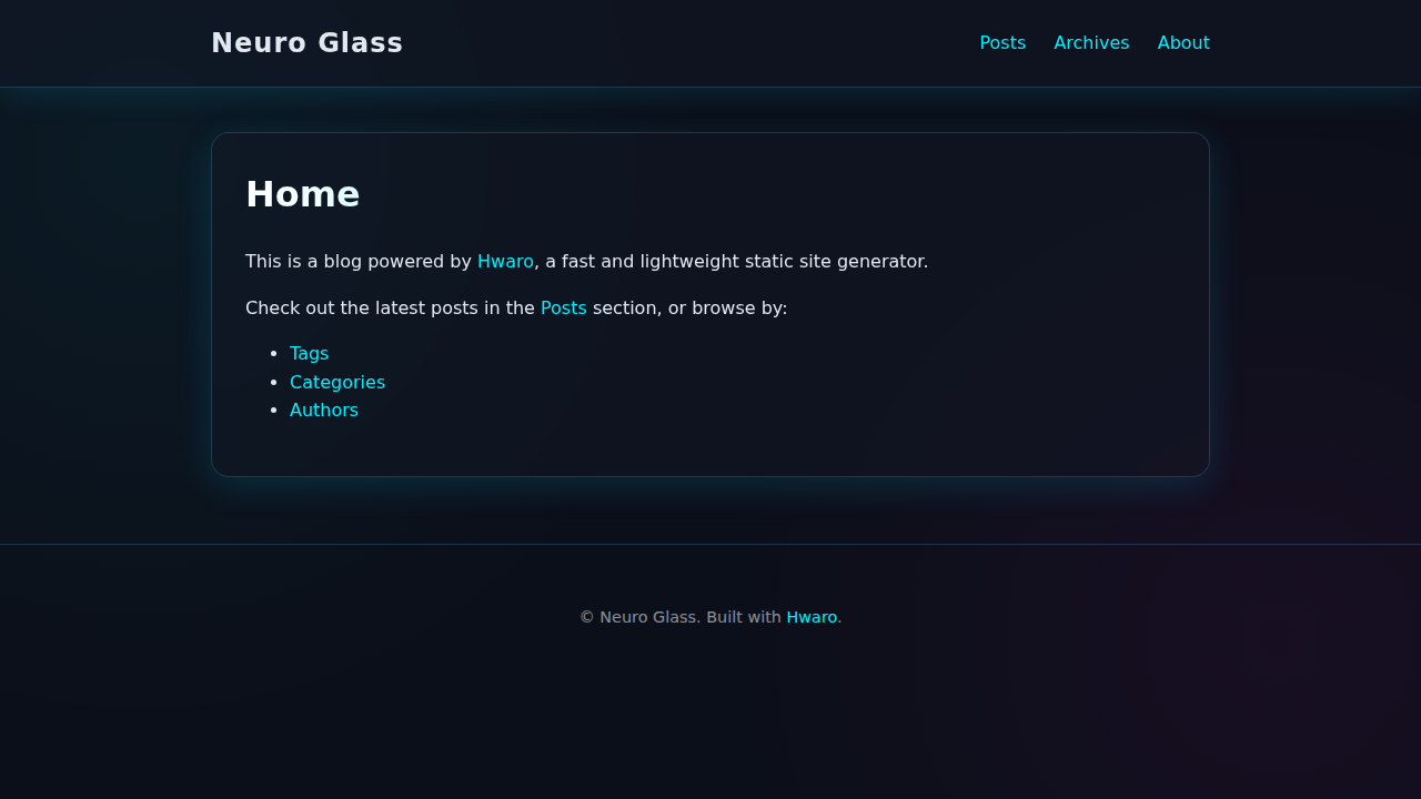 neuro-glass