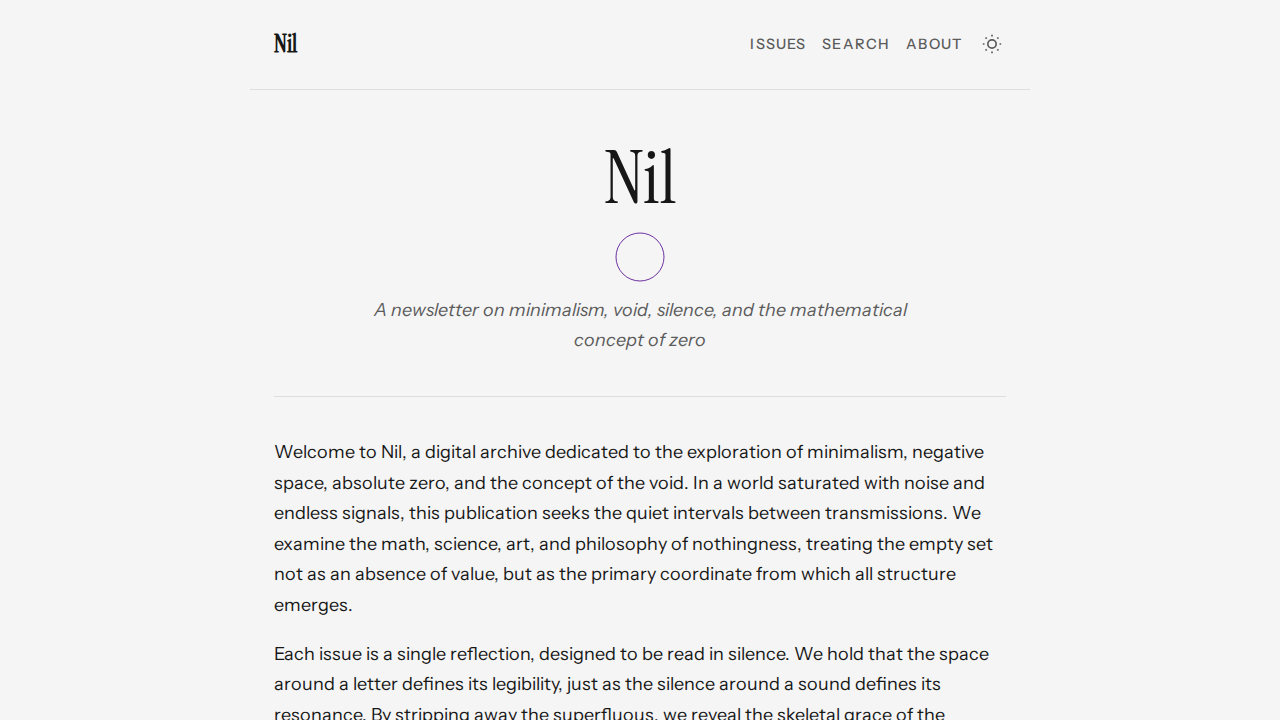 nil