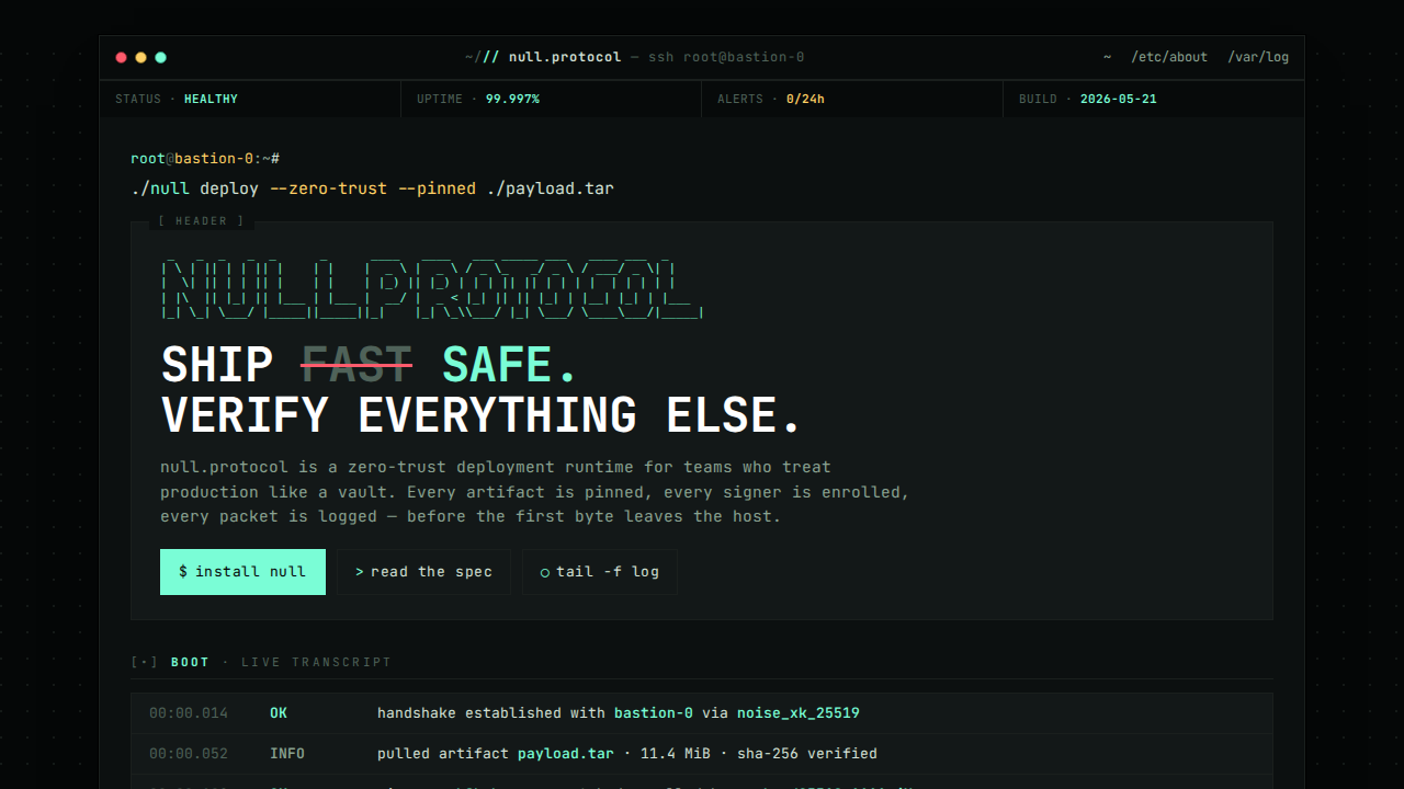 null-protocol