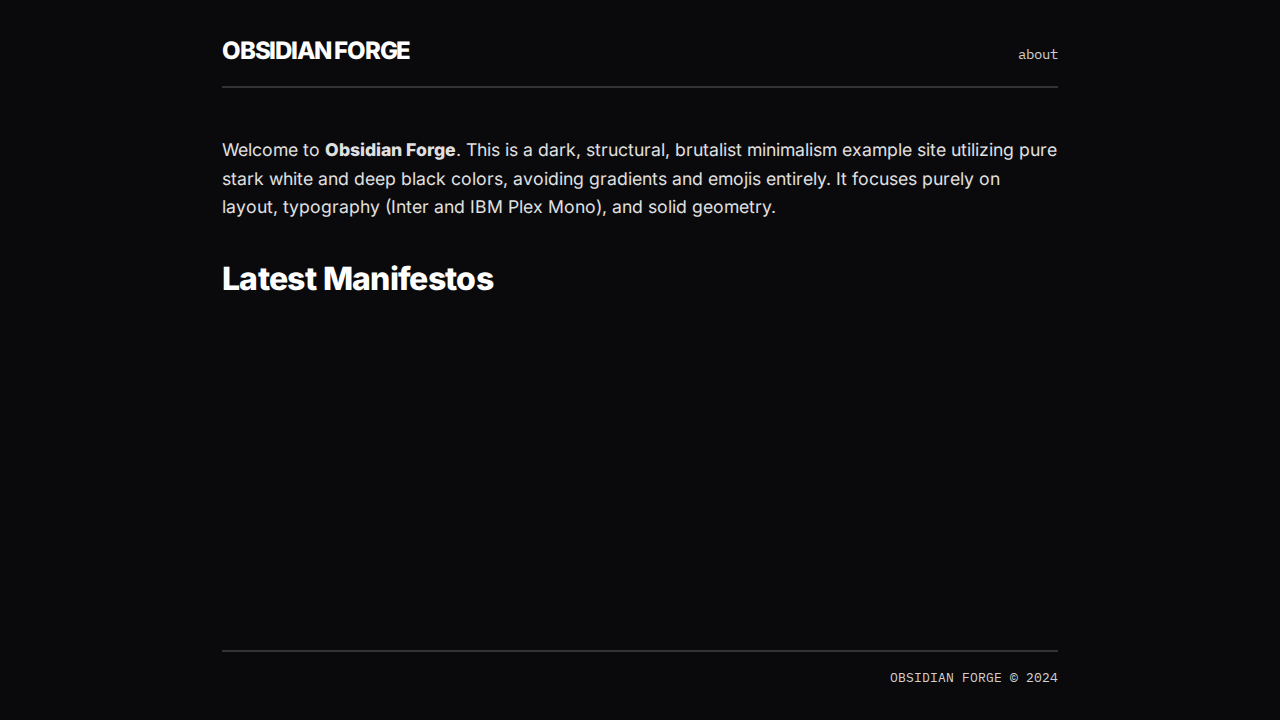 obsidian-forge