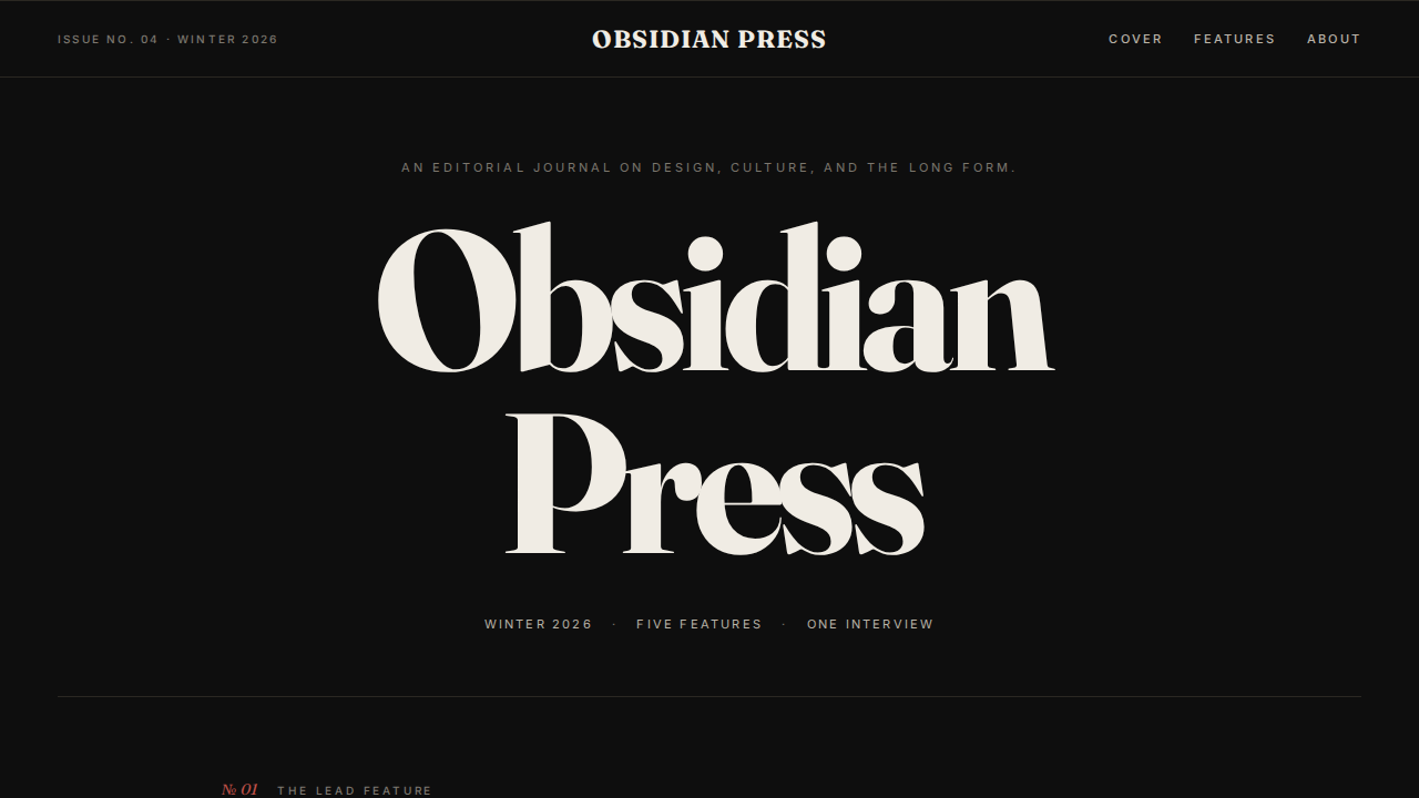 obsidian-press