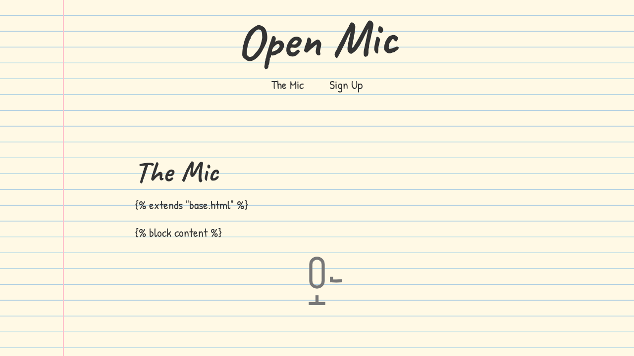 open-mic