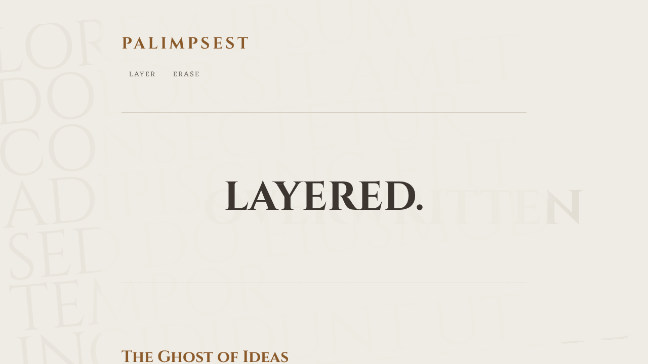 palimpsest