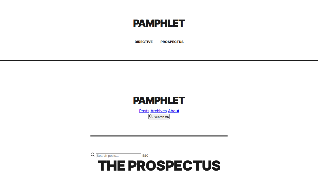 pamphlet