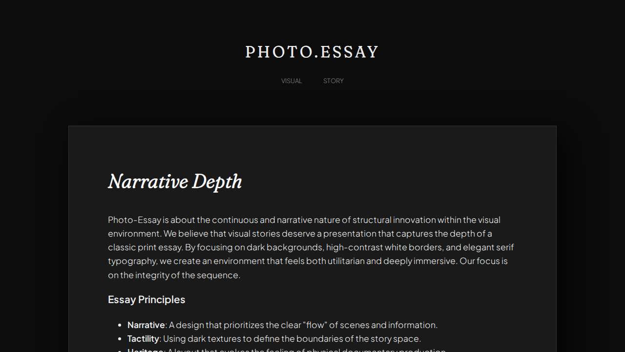 photo-essay