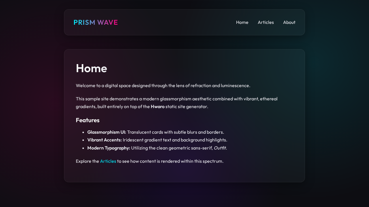prism-wave