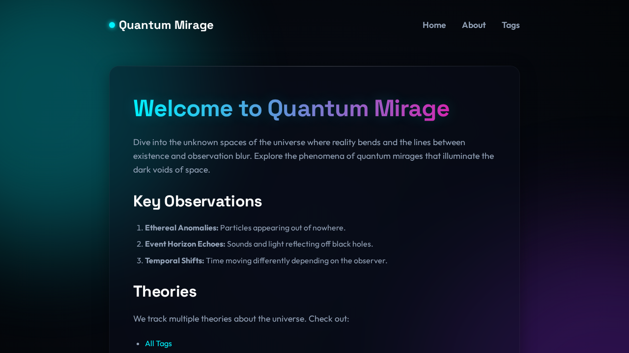 quantum-mirage