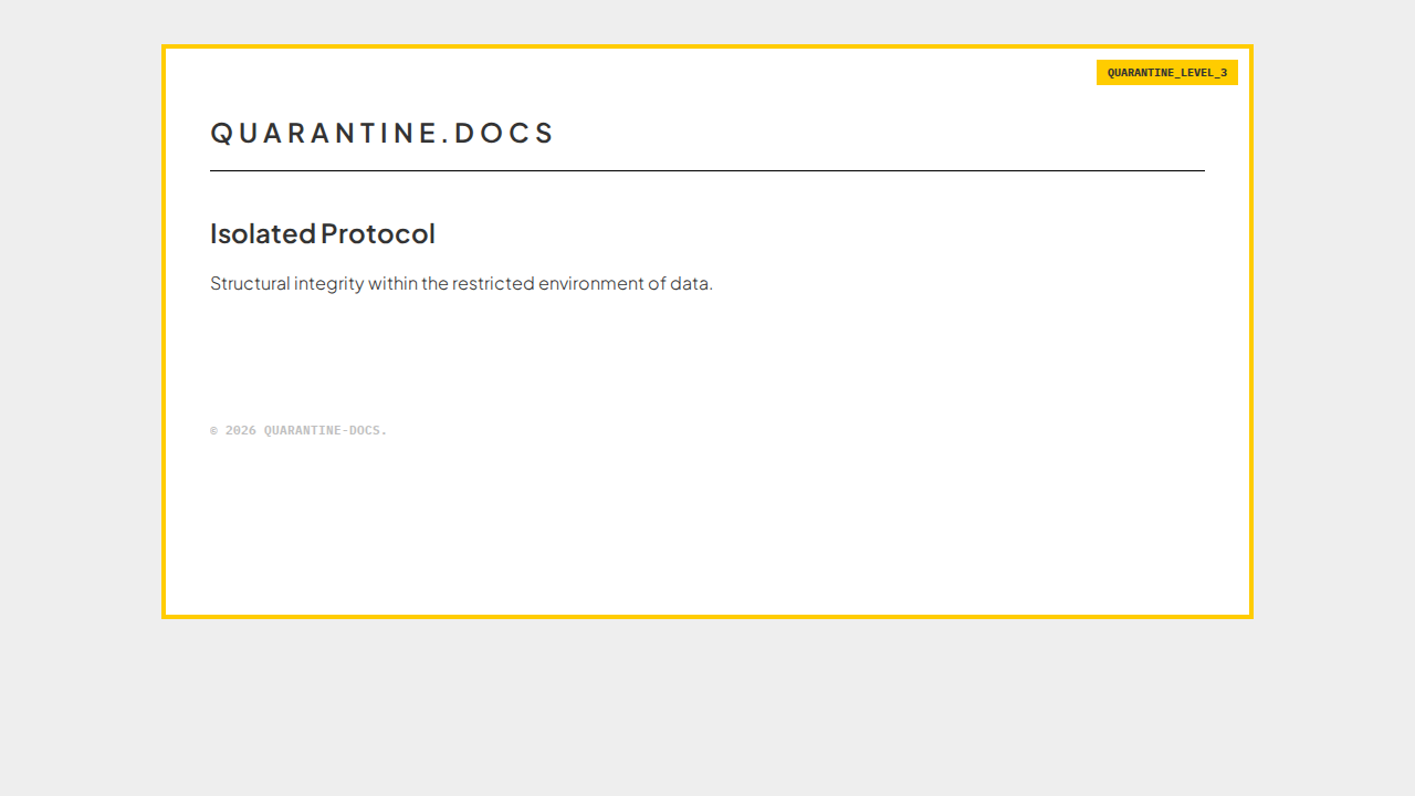 quarantine-docs