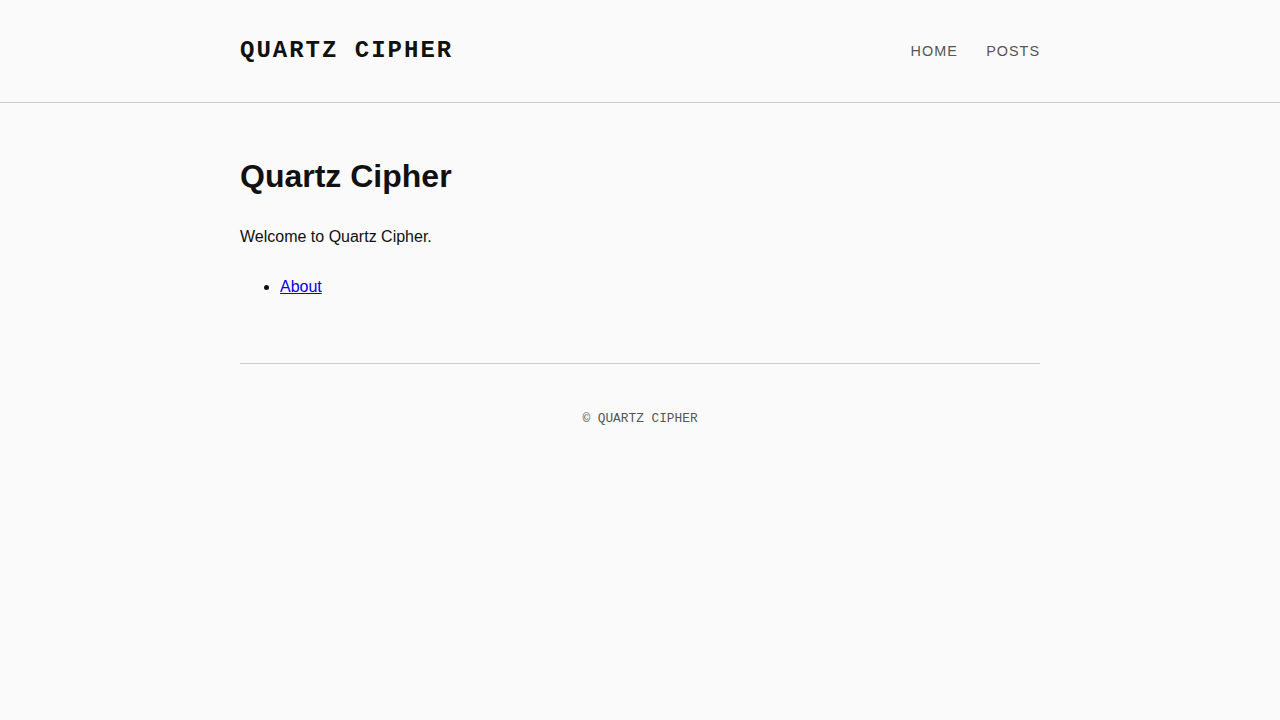 quartz-cipher