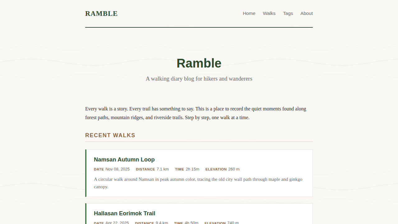 ramble