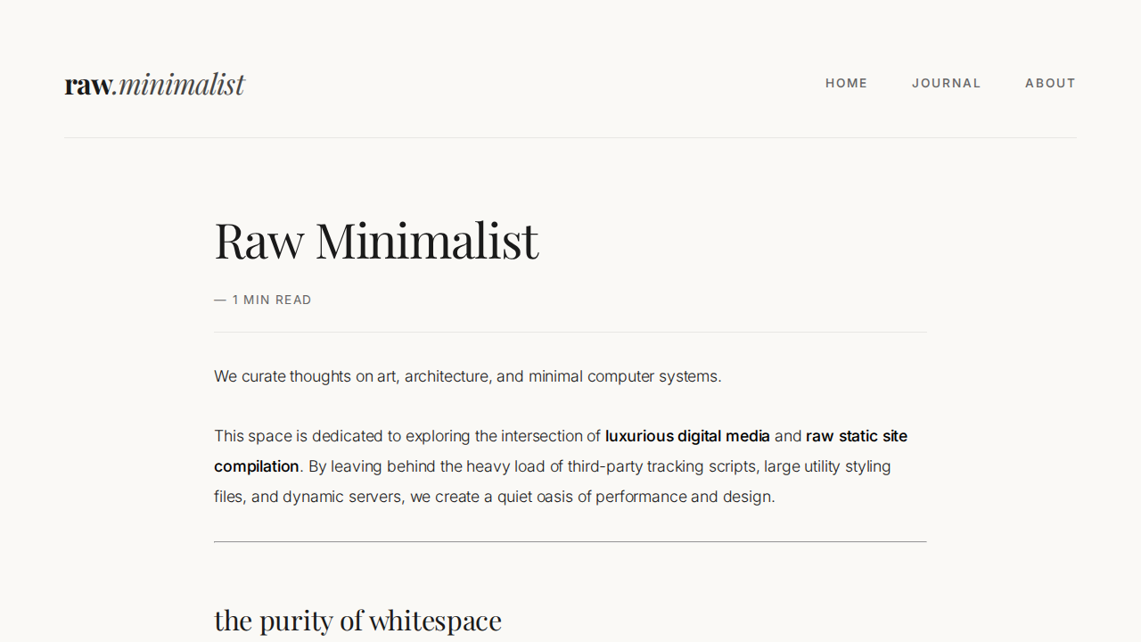 raw-minimalist