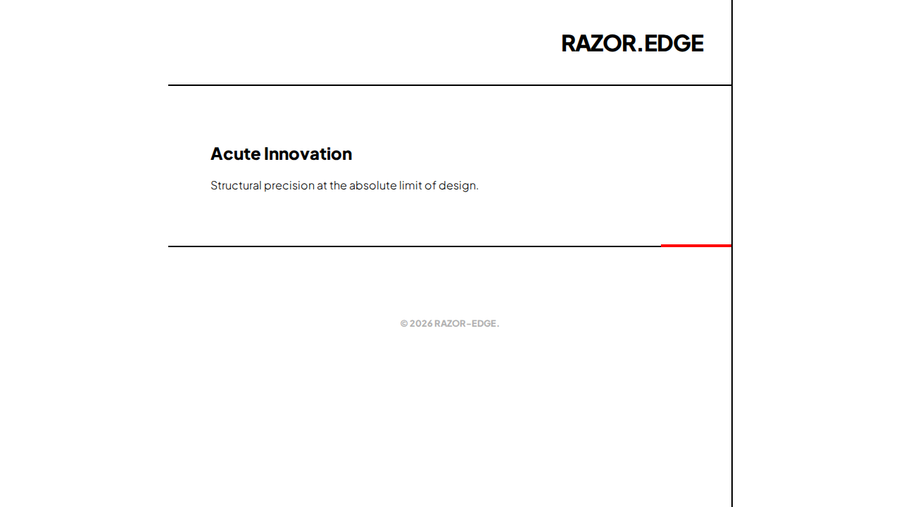 razor-edge
