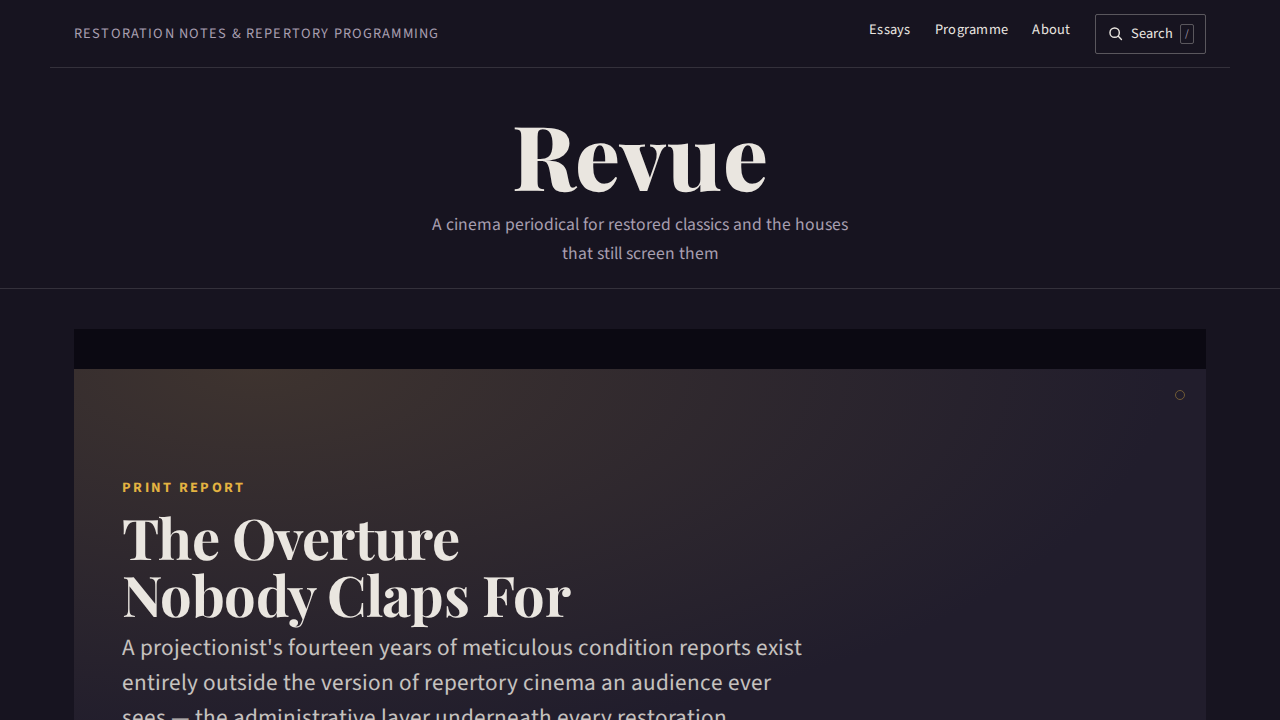 revue