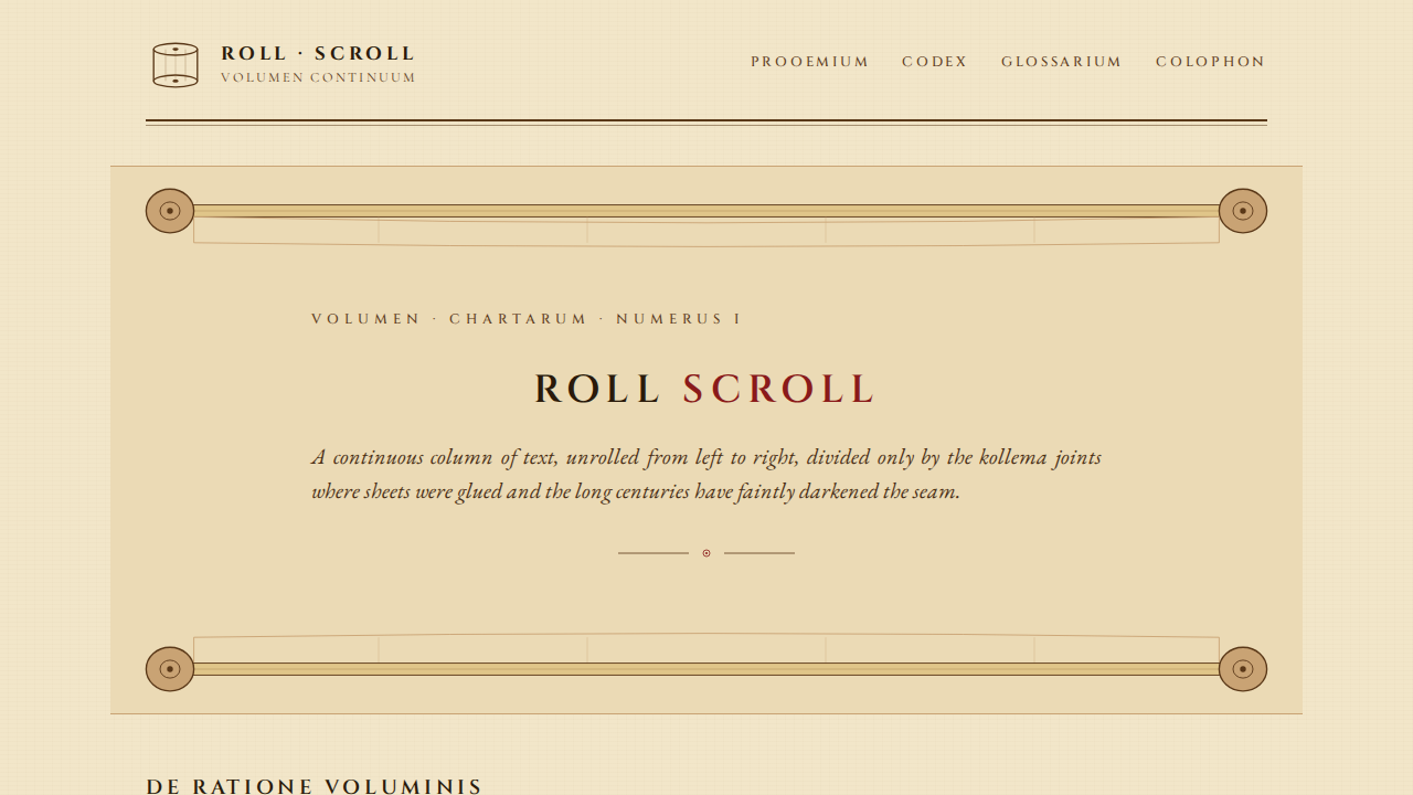 roll-scroll