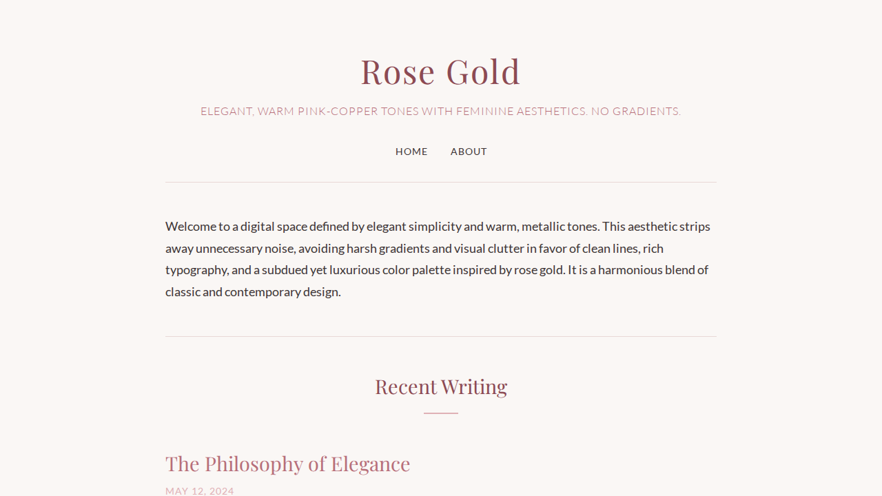 rose-gold