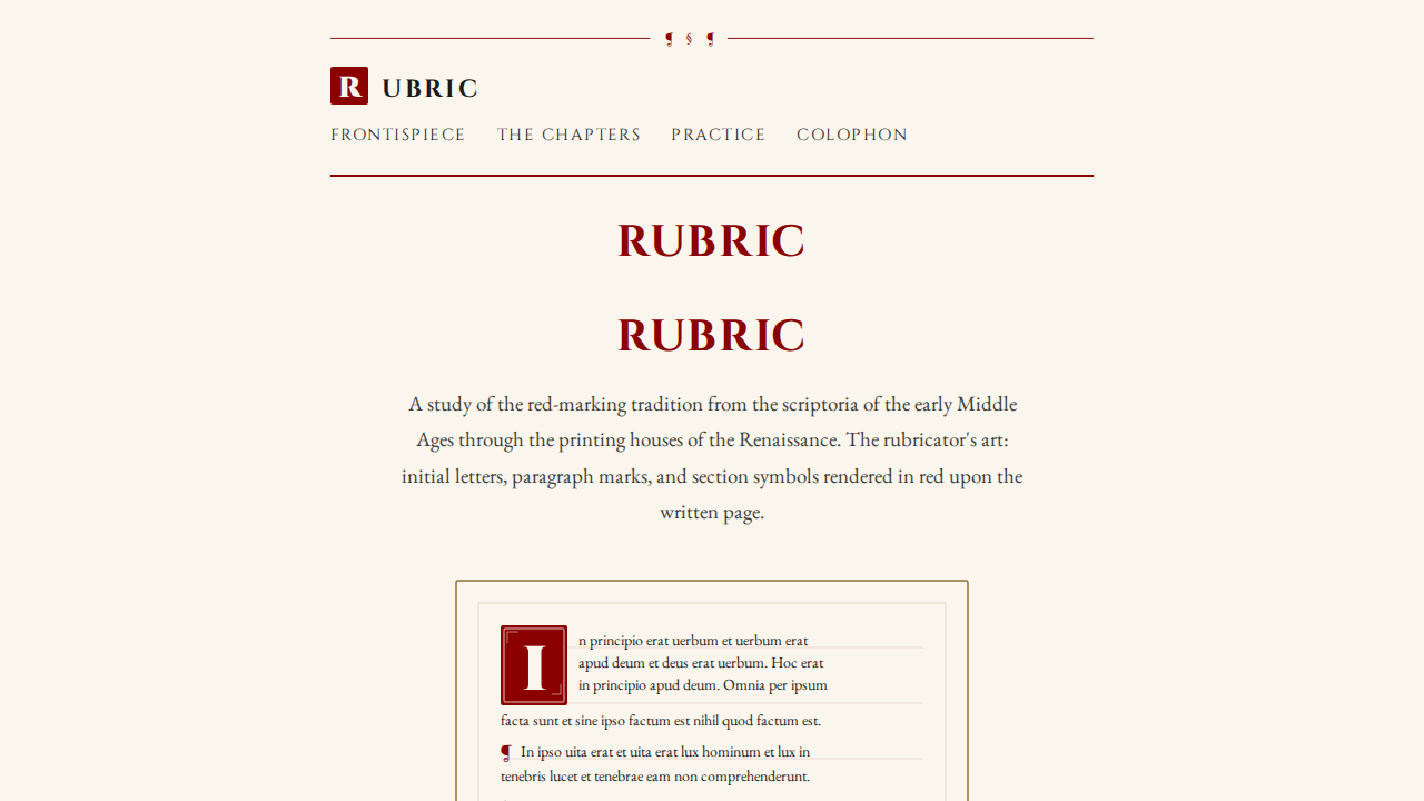 rubric