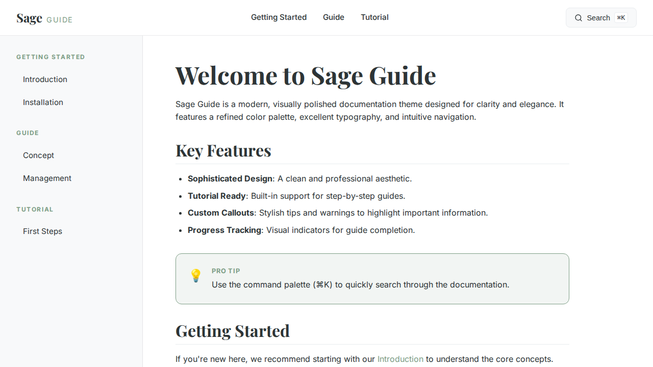 sage-guide