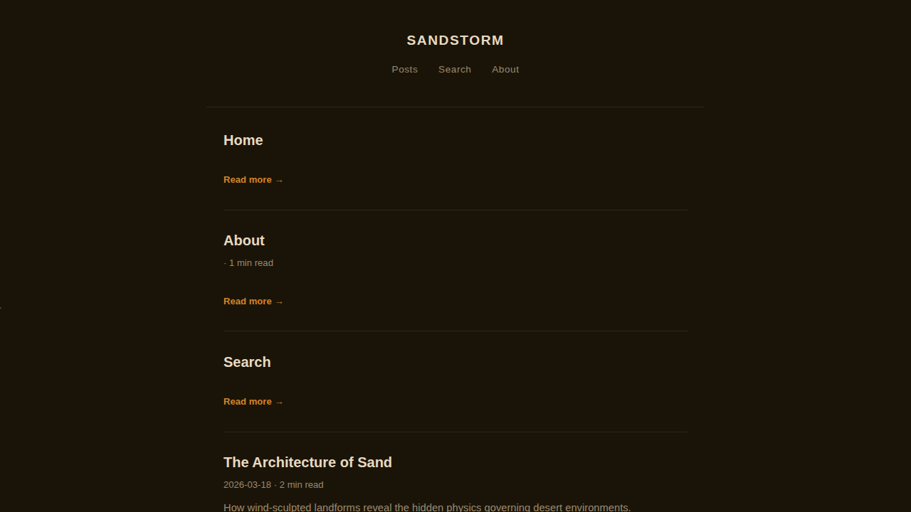 sandstorm