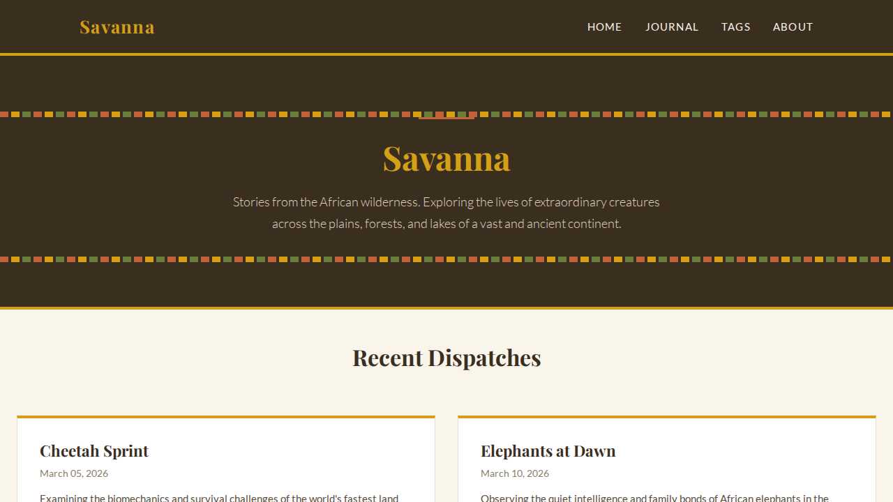 savanna