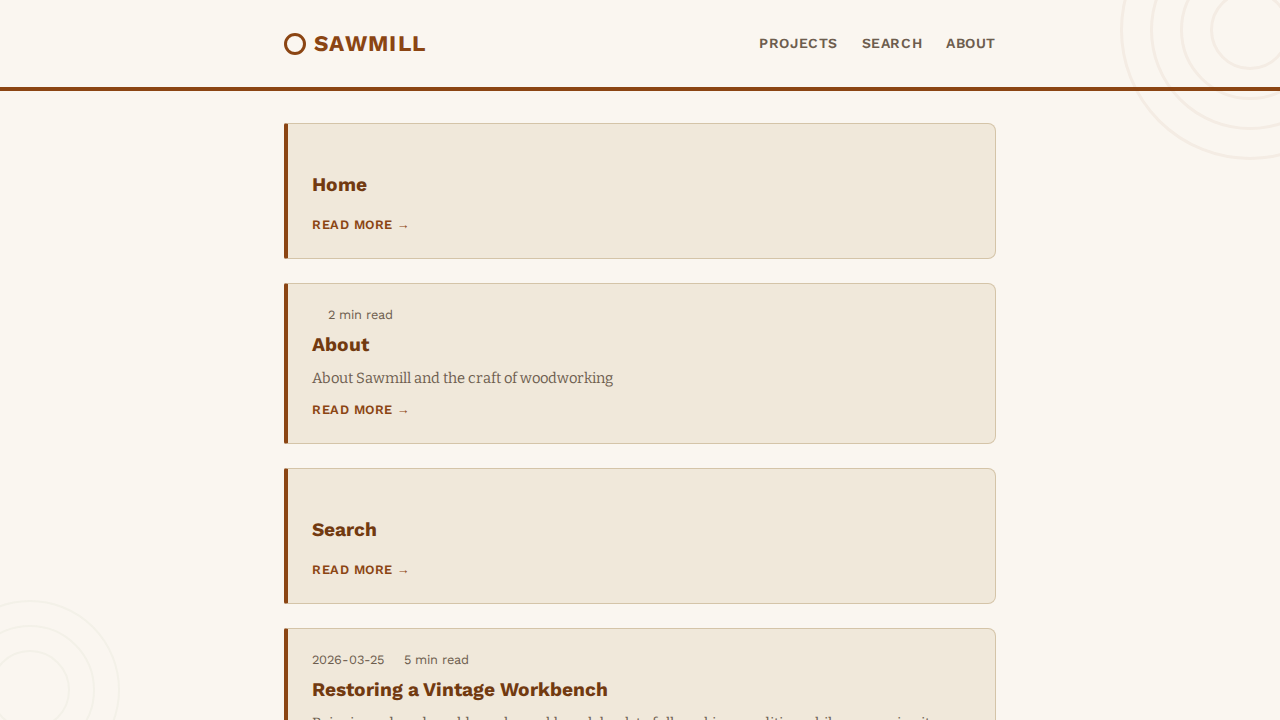 sawmill
