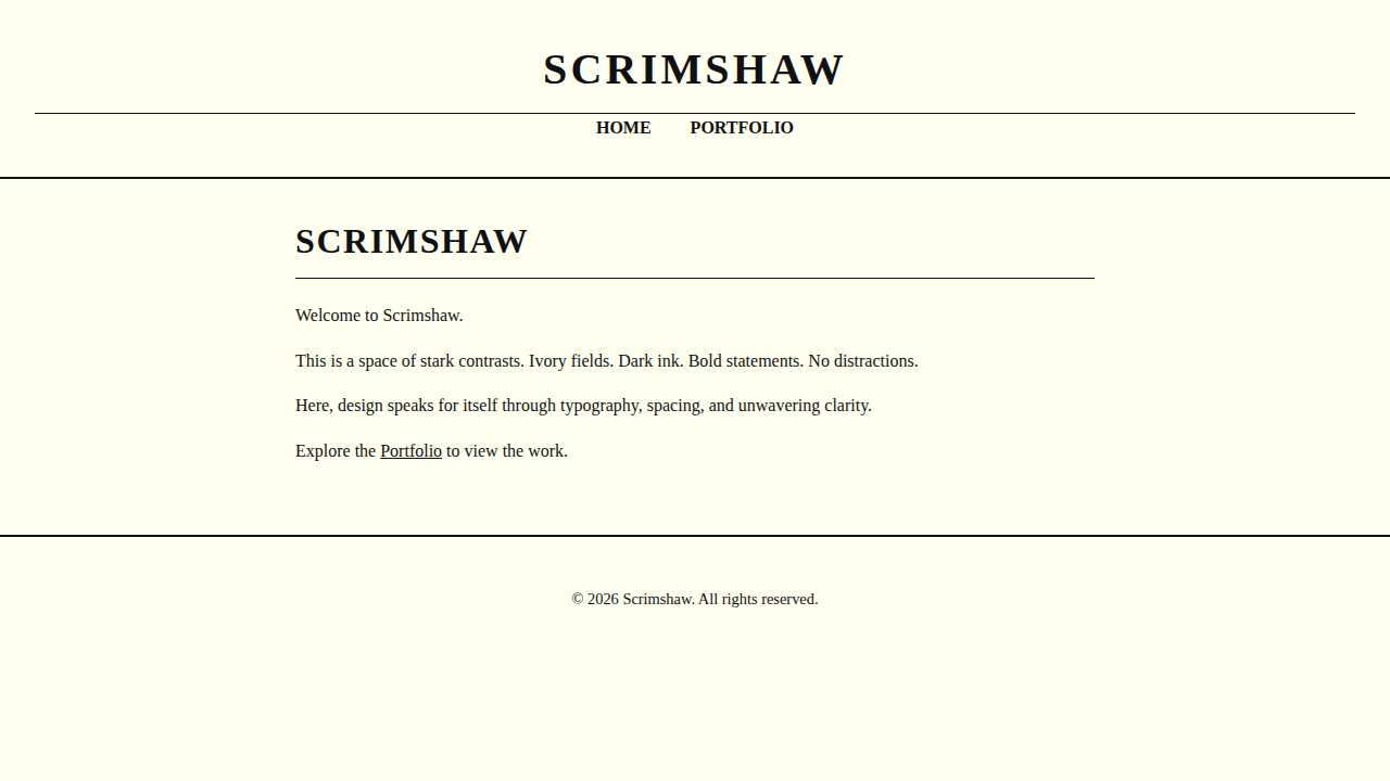 scrimshaw