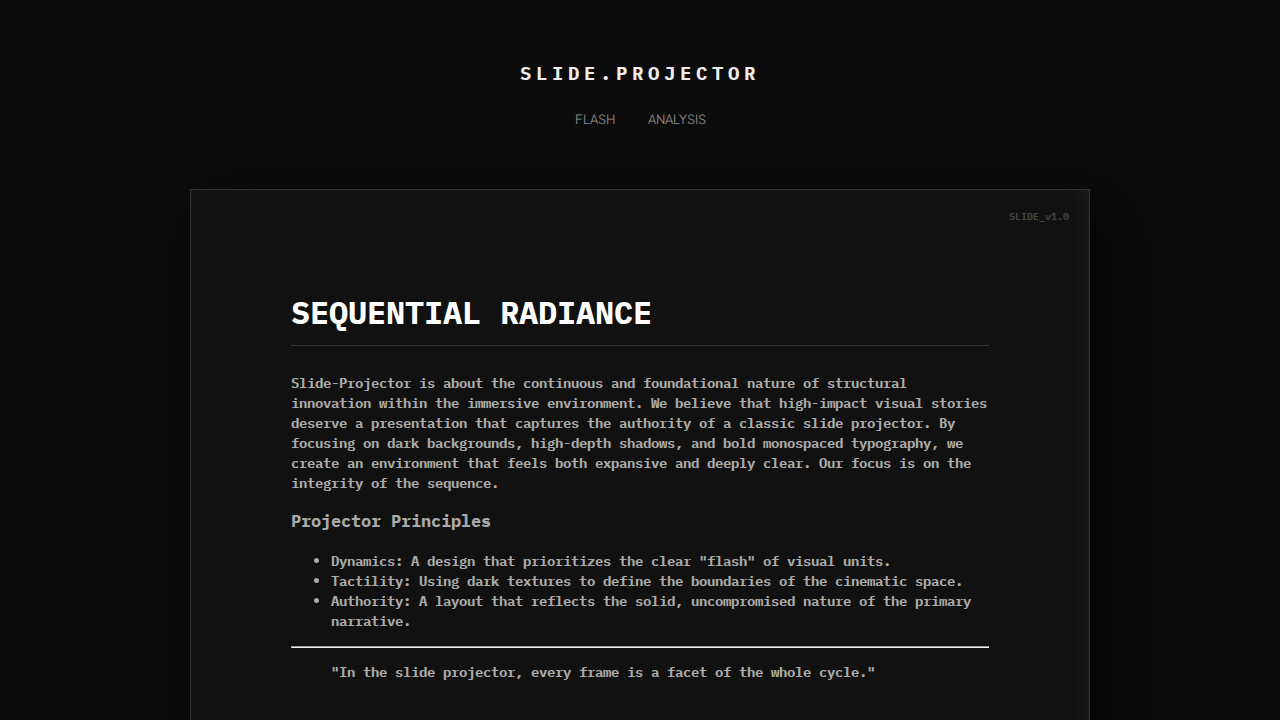 slide-projector