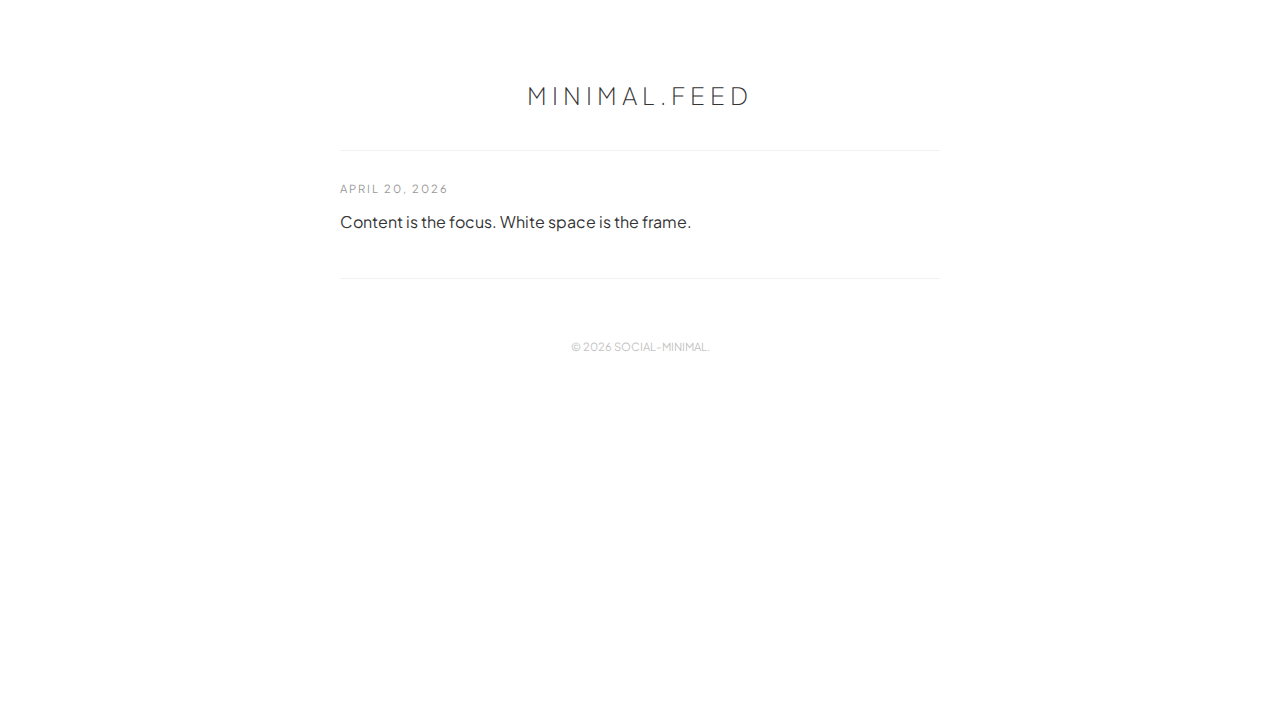 social-minimal