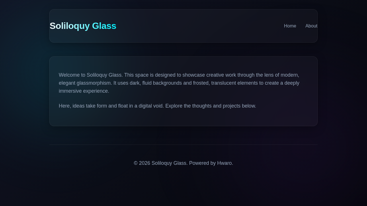 soliloquy-glass