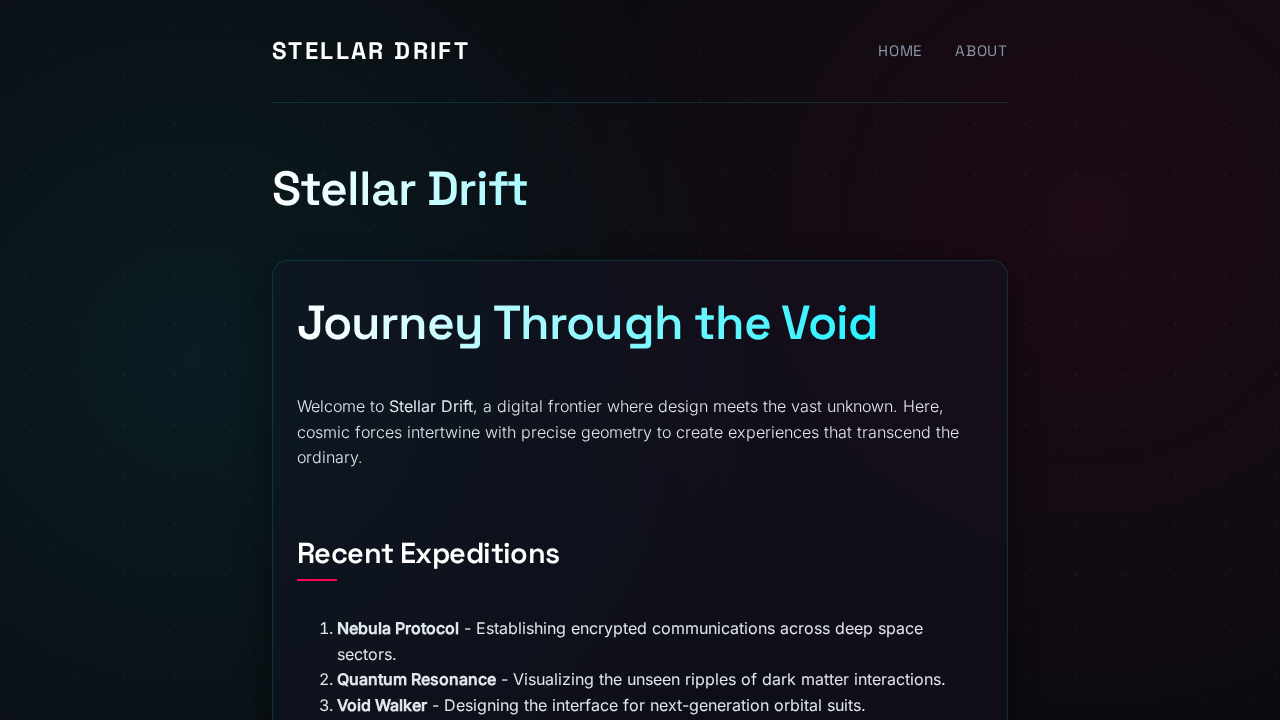 stellar-drift