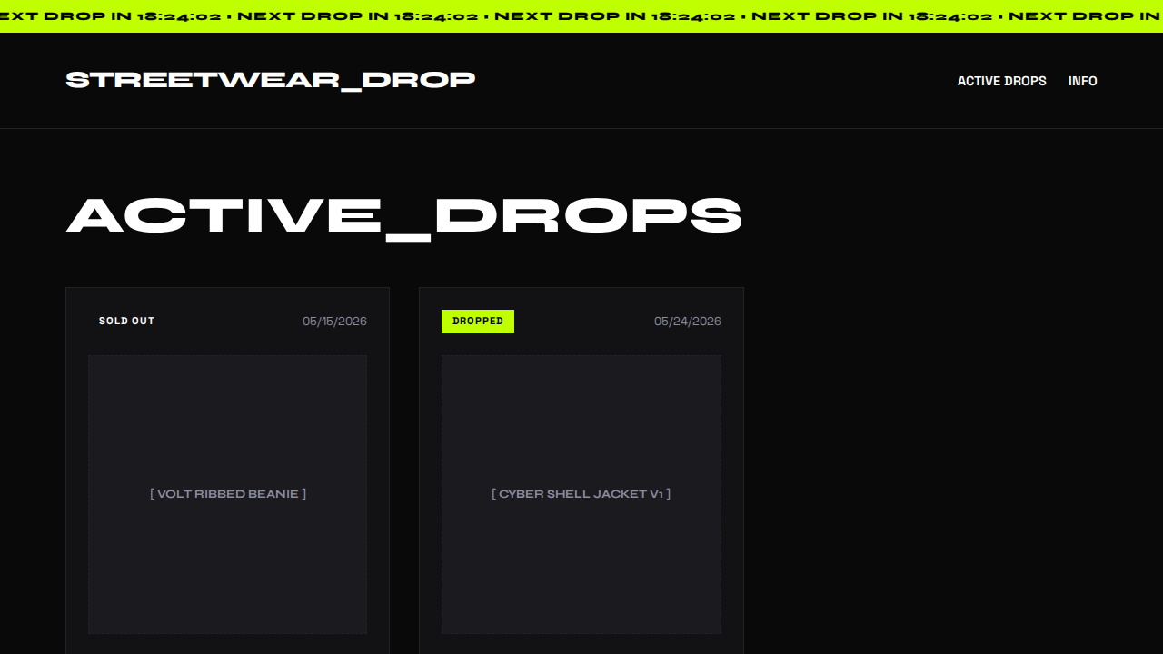 streetwear-drop