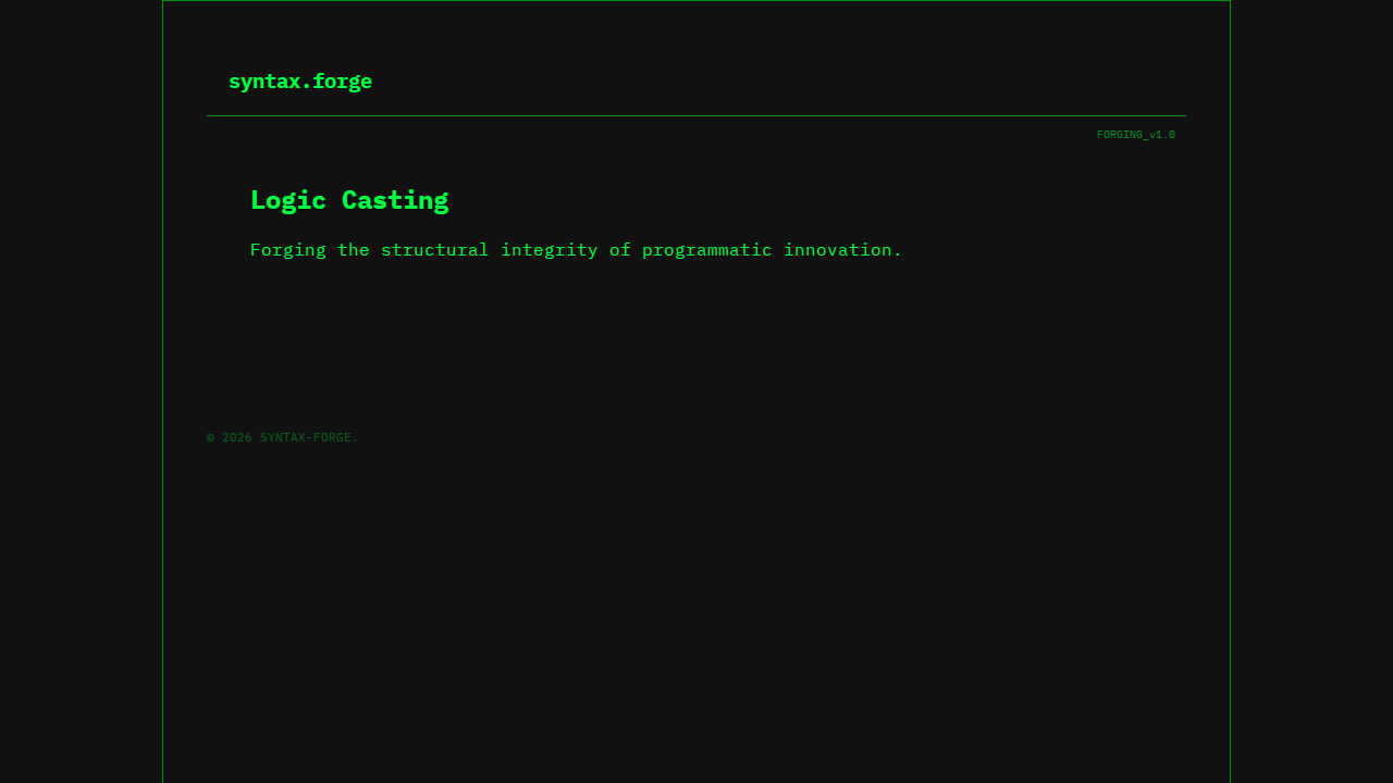 syntax-forge