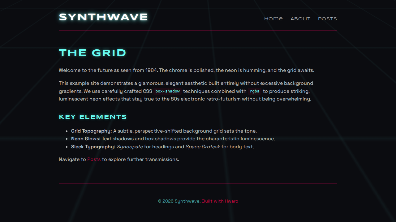 synthwave