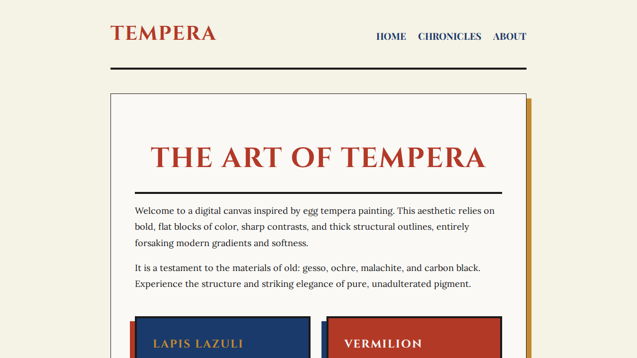 tempera