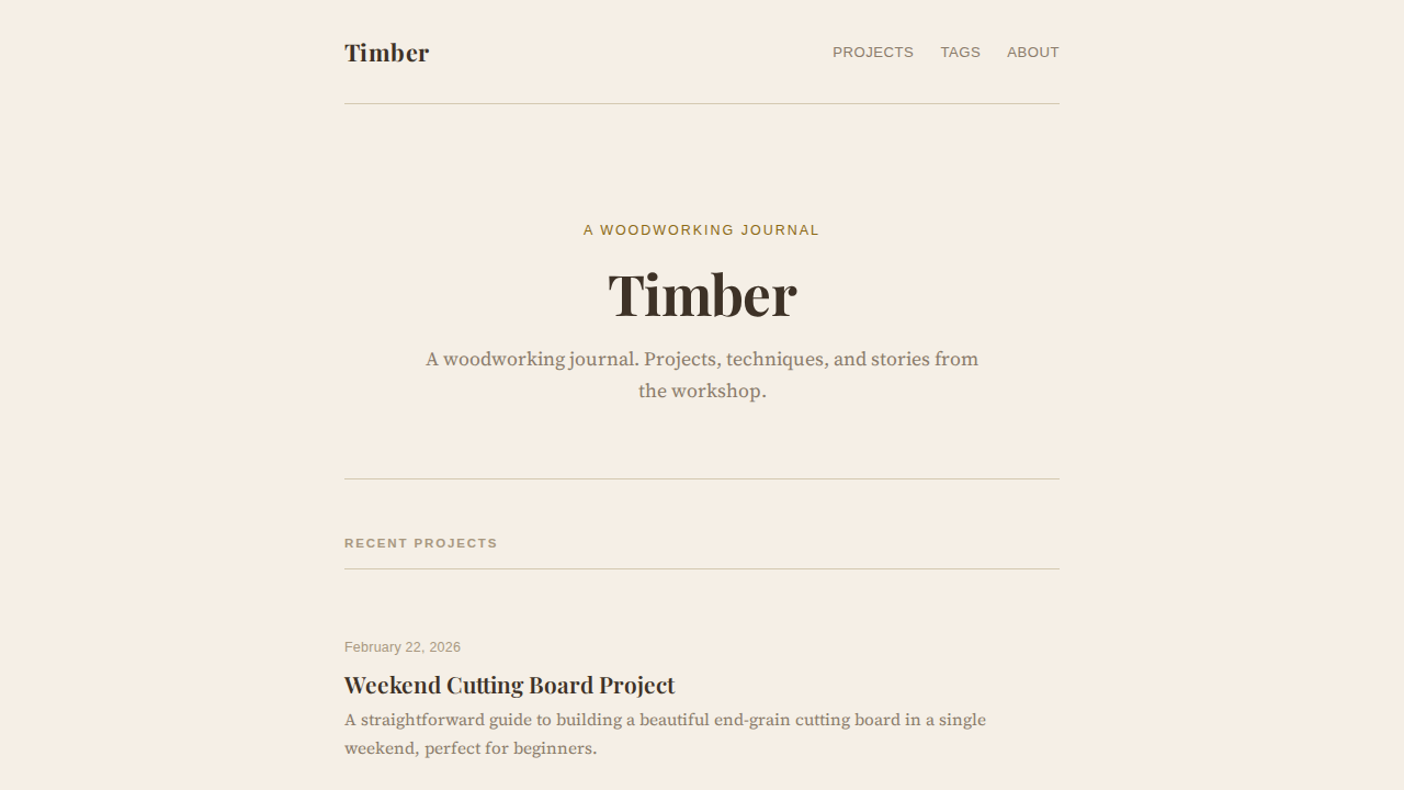 timber