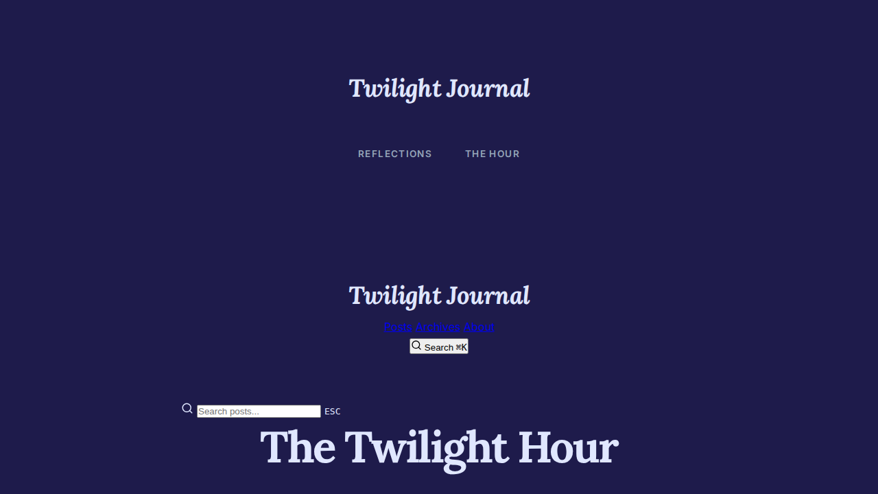 twilight-journal