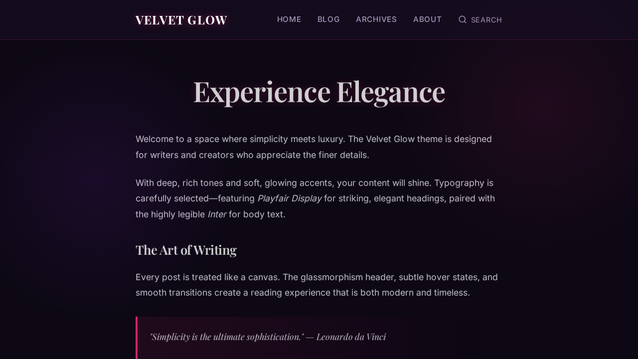 velvet-glow