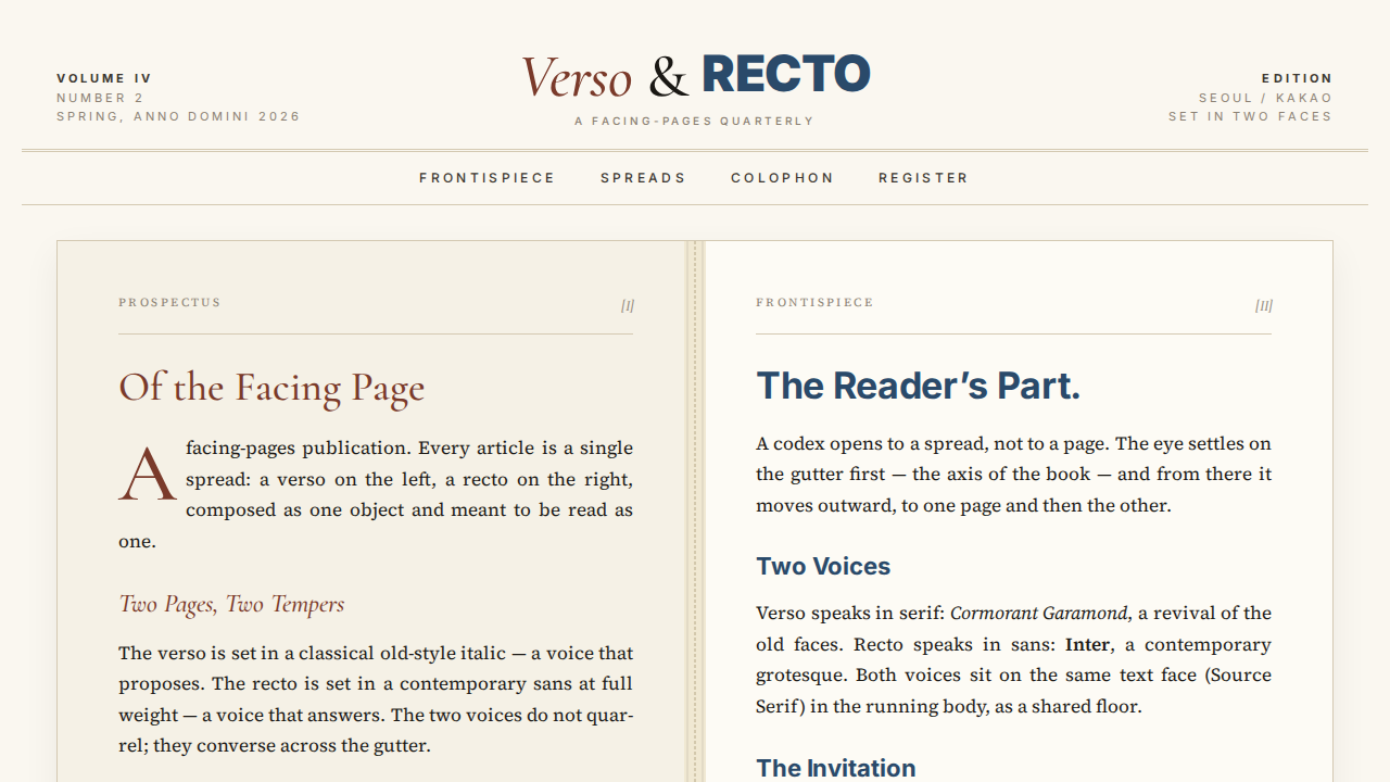 verso-recto