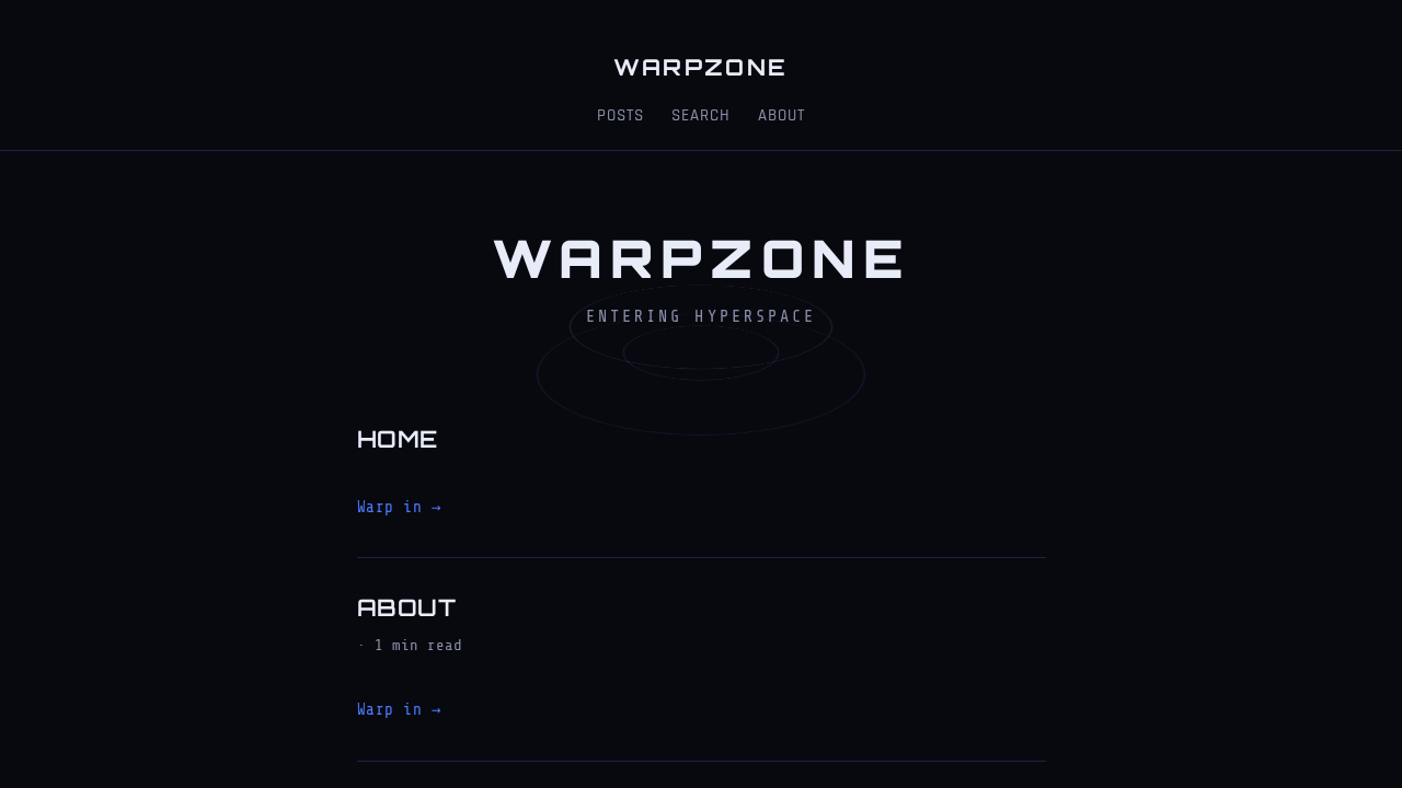 warpzone