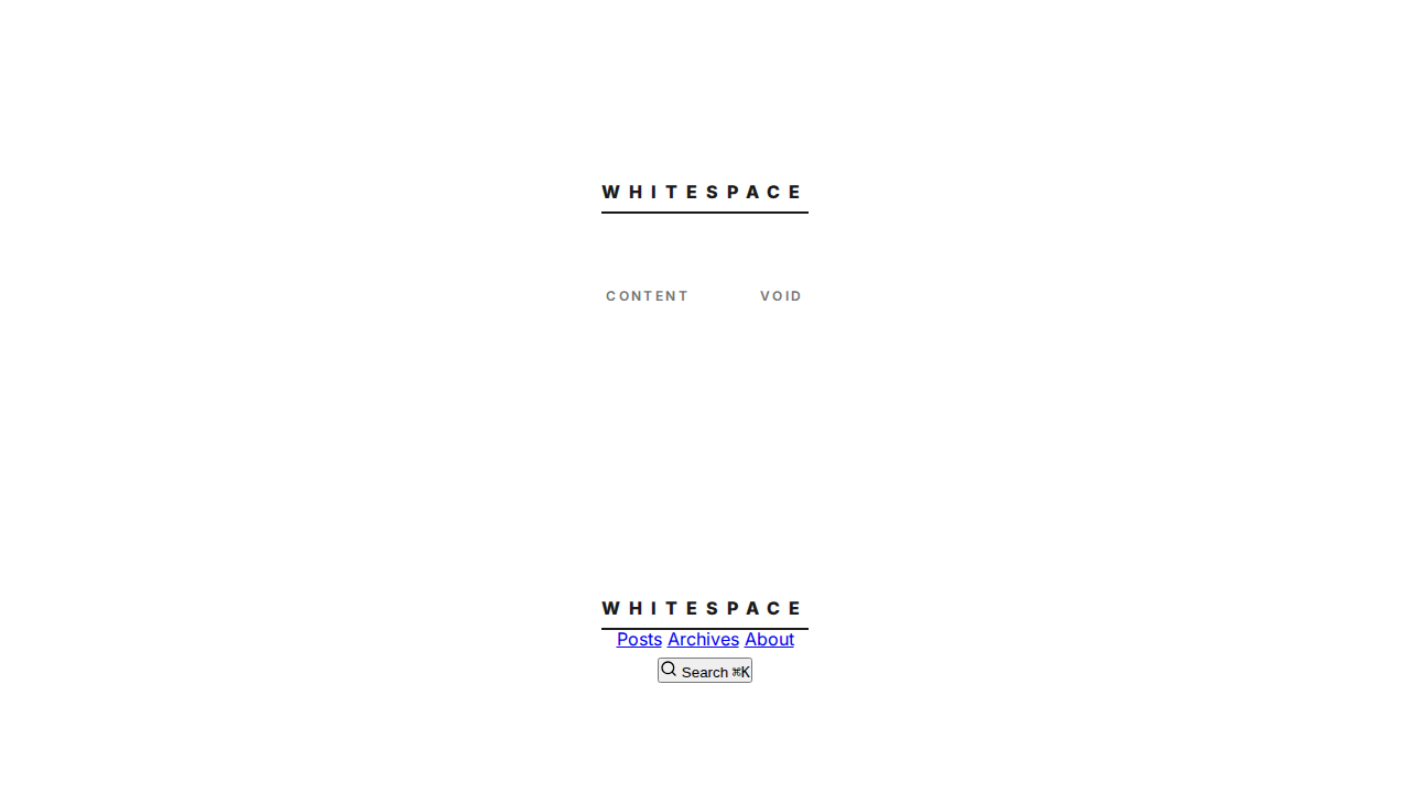 whitespace