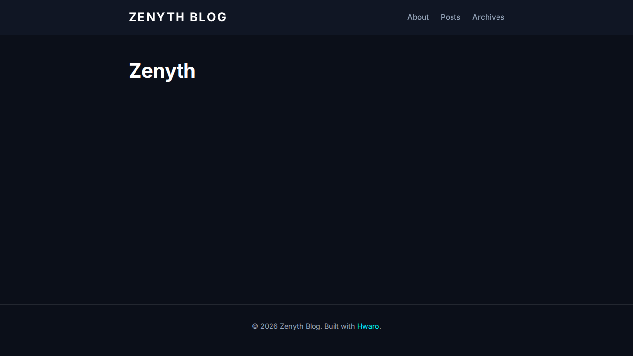 zenyth